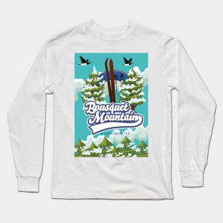 bousquet mountain massachusetts ski logo Long Sleeve T-Shirt